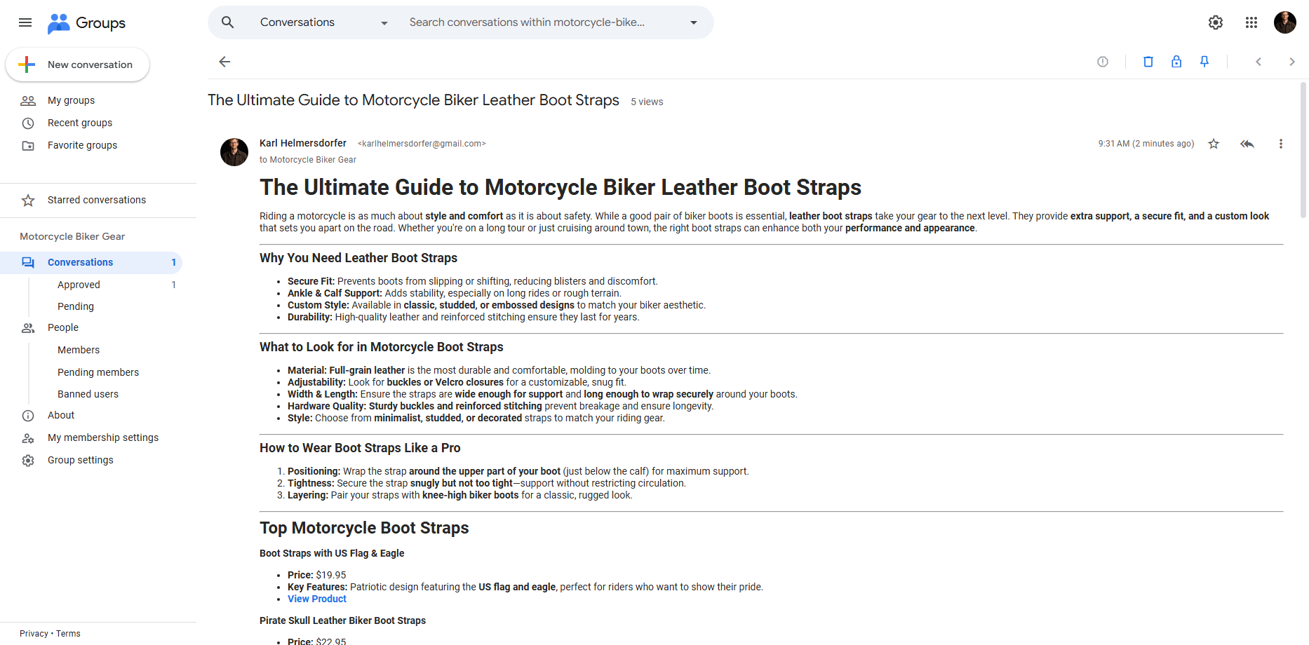 Biker Boot Straps: Customize Your Look
