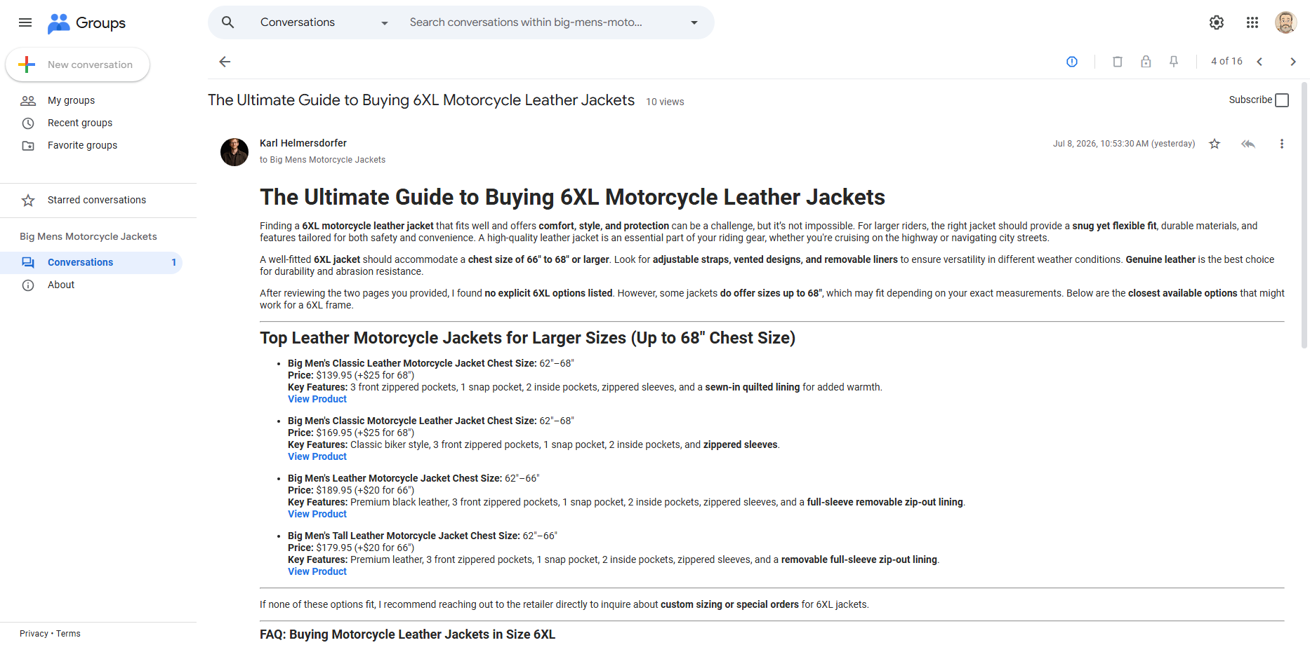 6XL Biker Jackets: The Ultimate Riding Companion